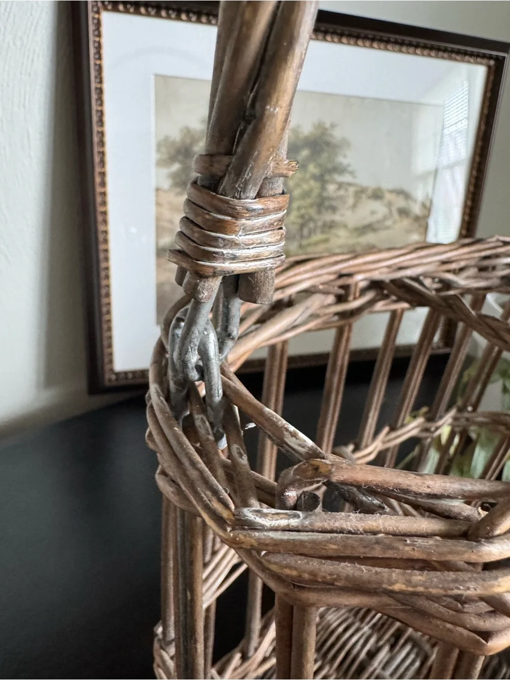 Woven Brown Rattan Storage Basket